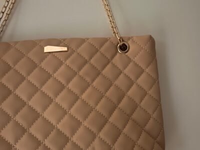 Beige Women's Handbag – Perfect for Formal