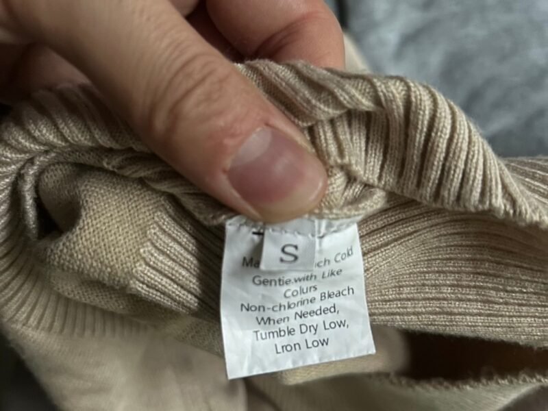 Beige High-Neck Hoodie for Women