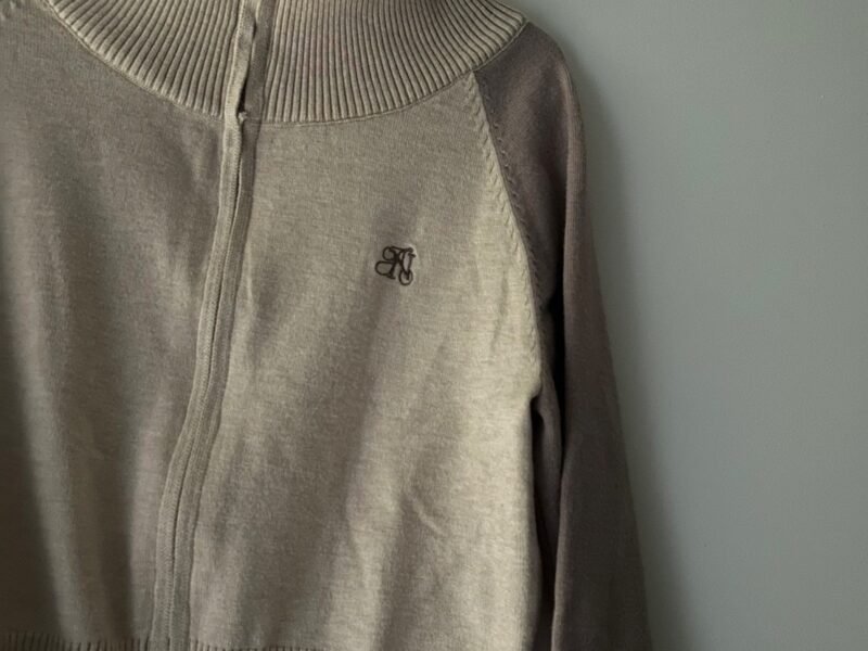 Beige High-Neck Hoodie for Women